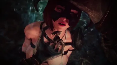 Exploring the Crypt of Otar the Mad, a disturbed adventurer unleashes her hidden desires