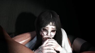 K-Pop Idol Gets a Huge Cumshot on Her Pretty Face as Punishment for Bad Behavior