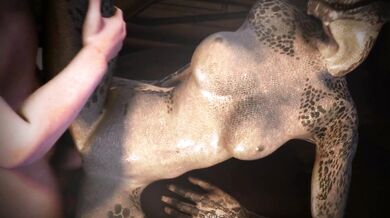 The Sultry Argonian and the Lustful Human