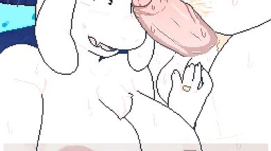 The Queen of the Underground, Toriel, Gives her King a Sensual Blowjob