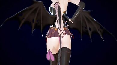 The seductive stride of a demoness or Sexy strides of the horned temptress