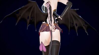 The seductive stride of a demoness or Sexy strides of the horned temptress