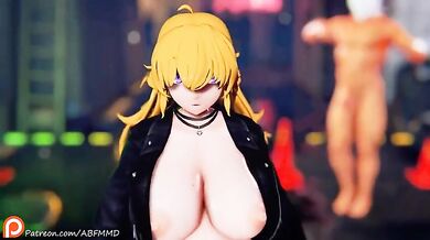 Mature woman takes on young man in an intense, raunchy threesome!