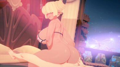 The Cowboy and the Hentai Bitch (Reversed Cowgirl Position)