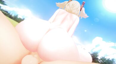 Hot stepmother Burnice White gets her ass pounded in public by two young men