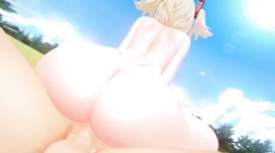 Hot stepmother Burnice White gets her ass pounded in public by two young men