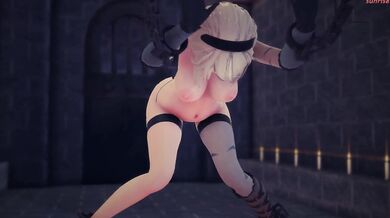 The Moment of Impalement: MMD Sunrise gets fucked by an insect