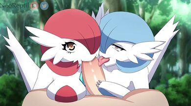 Watch as a Gardevoir uses her two girlfriends to bring you pleasure beyond your wildest dreams!