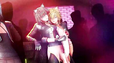 A futa-loving Nyakumi is tributed by her lovers in a three-way action that will leave you breathless!