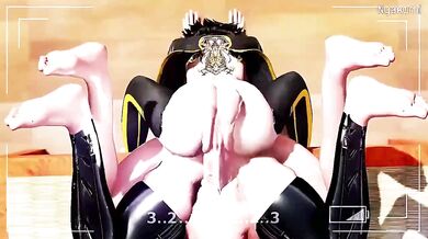 A futa-loving Nyakumi is tributed by her lovers in a three-way action that will leave you breathless!