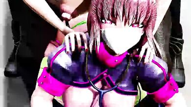 A futa-loving Nyakumi is tributed by her lovers in a three-way action that will leave you breathless!