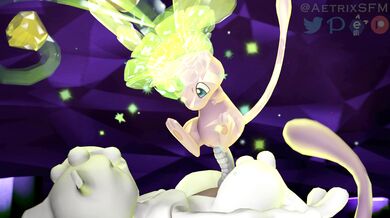 The hottest feline Mewtwo along with the sexy Tera and Raid team up for a steamy good ending in Aetrixs SFW universe