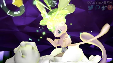 The hottest feline Mewtwo along with the sexy Tera and Raid team up for a steamy good ending in Aetrixs SFW universe