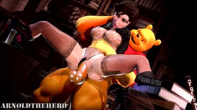 Winnie and Elizabeth [Arnoldthehero] - The Lovebirds Secret Adventure (Hentai)