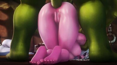 Orc Princess Ziahna has her way with the invading humans, and their superior weapons and armor cant stop her from dominating them in bed!