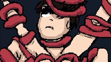 You are a beautiful young woman exploring a haunted mansion when suddenly the walls start closing in on you!