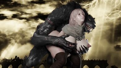 Melina got fucked by a werewolf in DicEsFm, and it was a wild ride!