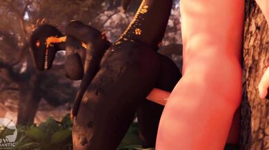 Indoraptors Fur-romantic Doggy Style