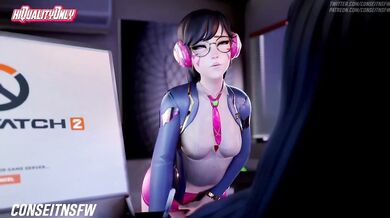 I cant believe that Im turning into a 3D character in this hentai porn metamorphosis PMV/HMV!