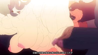 This is a motion picture scroll of erotic drama, featuring the story of Iku-an and her sexual encounters with Unju-no-ma