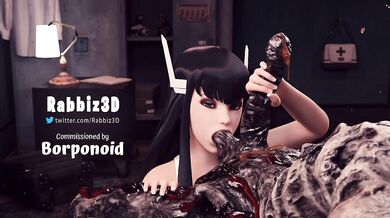 The Nutting Dead: A Hentai Zombie Porn Parody - Lady Satsuki Gives the Undead a Hand