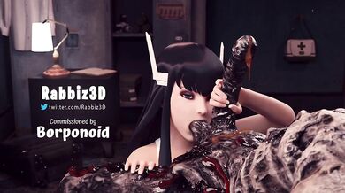 The Nutting Dead: A Hentai Zombie Porn Parody - Lady Satsuki Gives the Undead a Hand