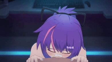 Projekt Melody gets a facial after a long day of singing or Melody Projekt goes down on her manager after a successful concert