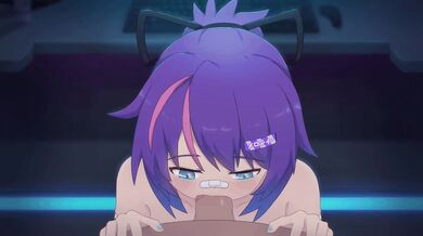 Projekt Melody gets a facial after a long day of singing or Melody Projekt goes down on her manager after a successful concert