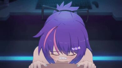 Projekt Melody gets a facial after a long day of singing or Melody Projekt goes down on her manager after a successful concert