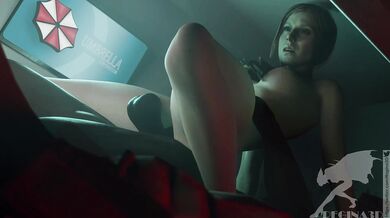 Annette Birkin and Regina 3D: A Hentai Love Story