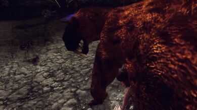 Watch the sexy sorceress Ysolda cast spells on a gang of monsters in Skyrim, as they engage in a massive orgy of monstrous proportions