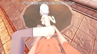 Misha, Misfit of the Demon King Academy gets the XXX treatment when she decides to join the academys hentai club