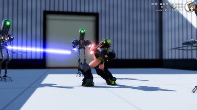 Battle-hardened armors clash in fiery combat, while storage cages hold captive their inner desires