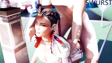 My wife and her lover caught in the act of cheating, with a big sausage!