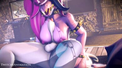 The Twitchy Titfucker - Susies Animated Cumshot