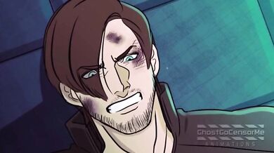 Resident Evil Vendetta - Glenn Arias and Leon S Kennedy, a fiery encounter