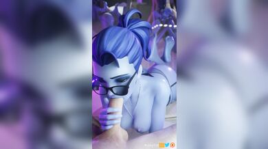 Reworded: A wife takes a blowjob from Overwatchs Widowmaker