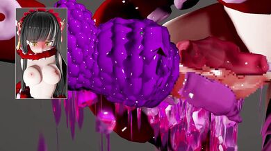 Watch as Jax gets molested by MMD tentacles in this epic porn video!