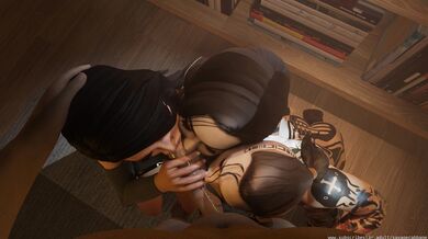 The adventurous couple explores their desires in this sensual journey