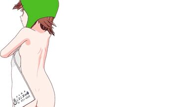 In this hentai porn video, Misaka Mikoto is seen naked and covered only in a towel as she teases the camera with her perfect body