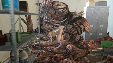 Jill Valentine in Big Trouble - Hunted Down by a Vampires Cock