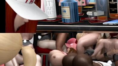 A busty bunny with a pink tail gets gangbanged by her furry friends in the forest during August, and its all caught on camera!