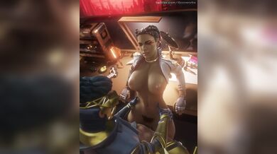 Watch as Octane (Loba) gets down and dirty during her downtime in this sexy hentai PORN video by Dzooworks!