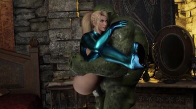 Massive Monster Fucks Small Hentai Girl: Samus Aran Gets Destroyed by a Giant Beast