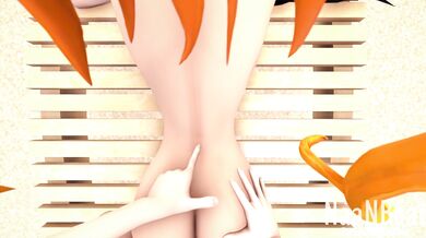 Sailor Moon and Robin (Femboy) Futanari Gives a Sensual Massage in the Rain [NaNaBeat]