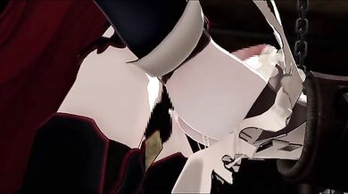 Watch this hot Futa Demon ravish the helpless little Femboy in this intense hentai video!