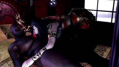 Medusa, the Queen of Ntr, and a Black Fat Man have an Unforgettable 3-way Thrill Ride