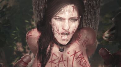 Yennefer and Nekker engage in a hot bukkake scene, body writing their names with cum on each others bodies Introducing Zmsfm!!