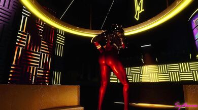 Enter Erana, cyber-punk princess with her horse dick