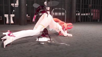 Honey, lets try something different tonight Lets have lesbian insect sex!